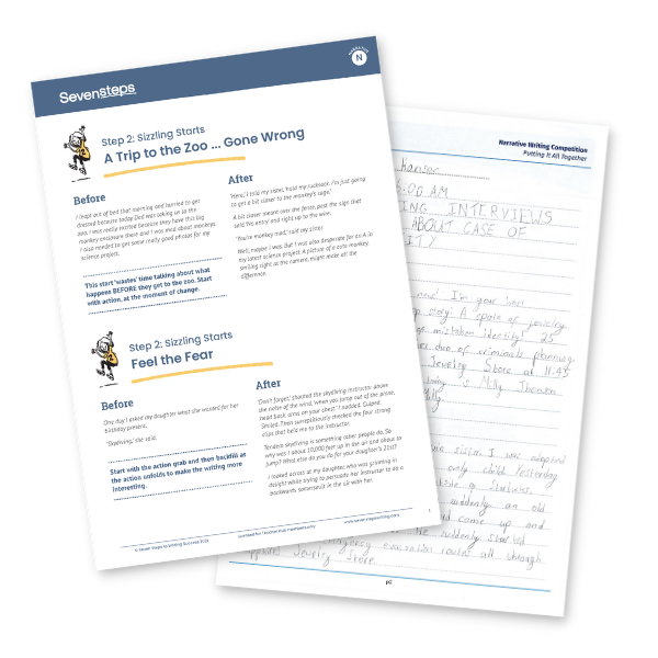 Narrative writing samples